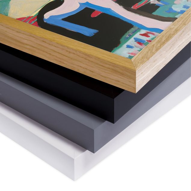 Wandbilder mit Rahmen Ernst Ludwig Kirchner - Farbentanz