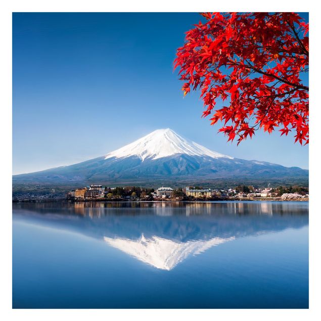 Wandtapete Design Berg Fuji im Herbst