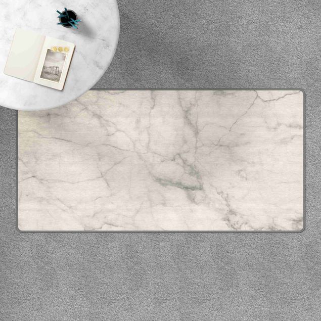 Teppich Steinoptik Bianco Carrara