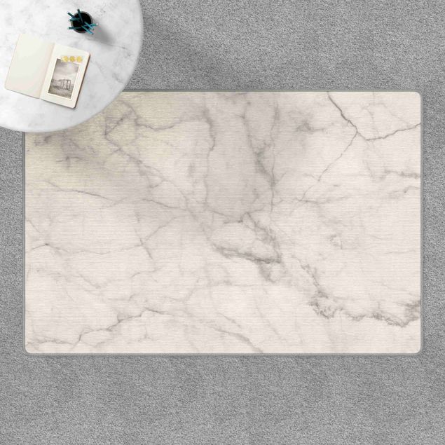 Teppich Steinoptik Bianco Carrara