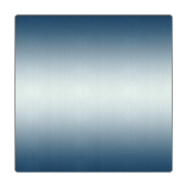 Webteppich Blauer Horizontaler Farbverlauf