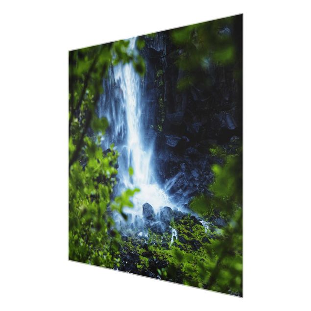 Bilder für die Wand Blick zum Wasserfall