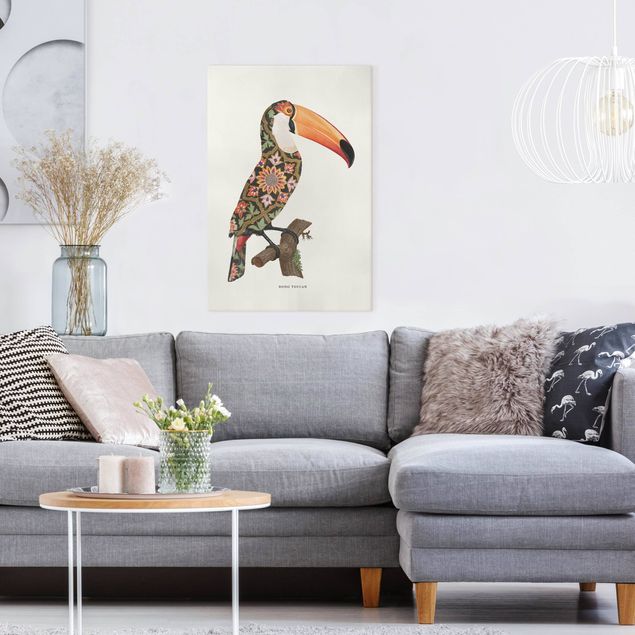 Wandbilder Vögel Boho Vogel - Tukan