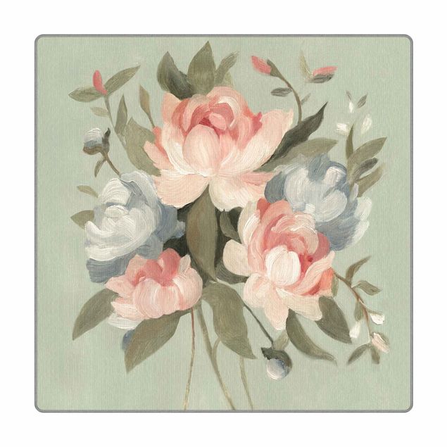 Teppich Natur Bouquet in Pastell I