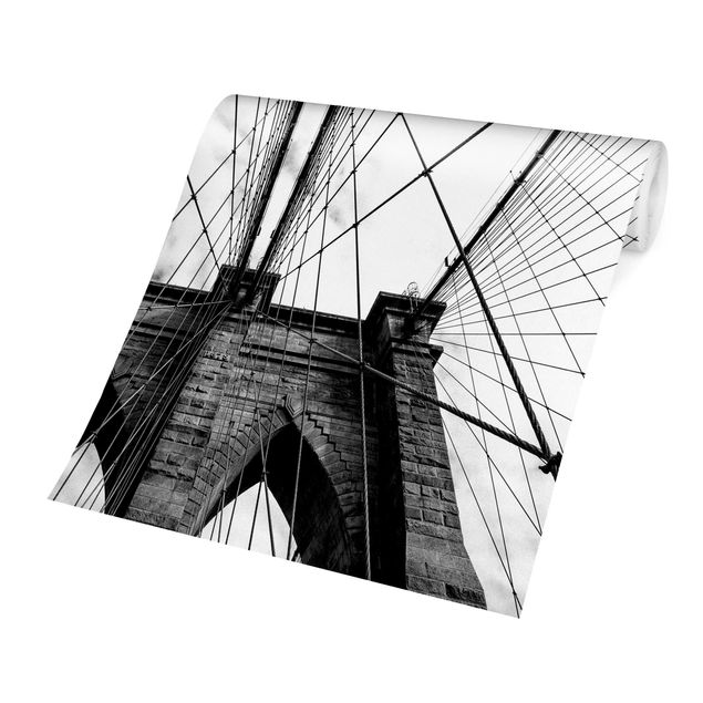 Design Tapete Brooklyn Bridge in Perspektive