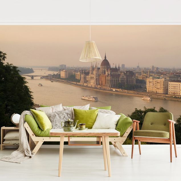Moderne Tapeten Budapest Skyline