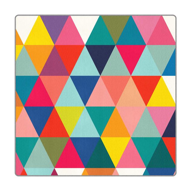 Teppich - Buntes Dreieck-Muster