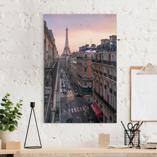 Wandbilder XXL Eiffelturm bei Sonnenuntergang