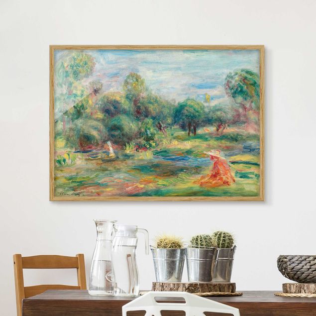 Impressionismus Bilder Auguste Renoir - Landschaft bei Cagnes