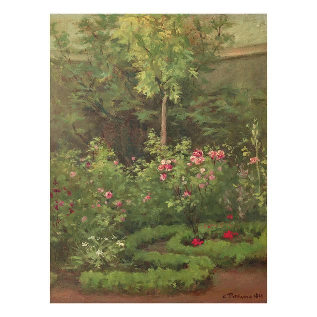 Post Impressionismus Bilder Camille Pissarro - Ein Rosengarten