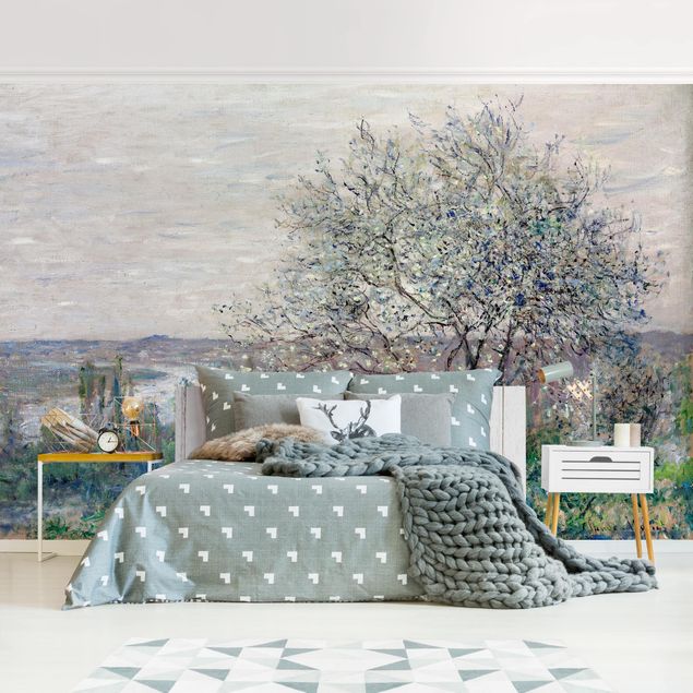 Wandtapete Baum Claude Monet - Frühlingsstimmung