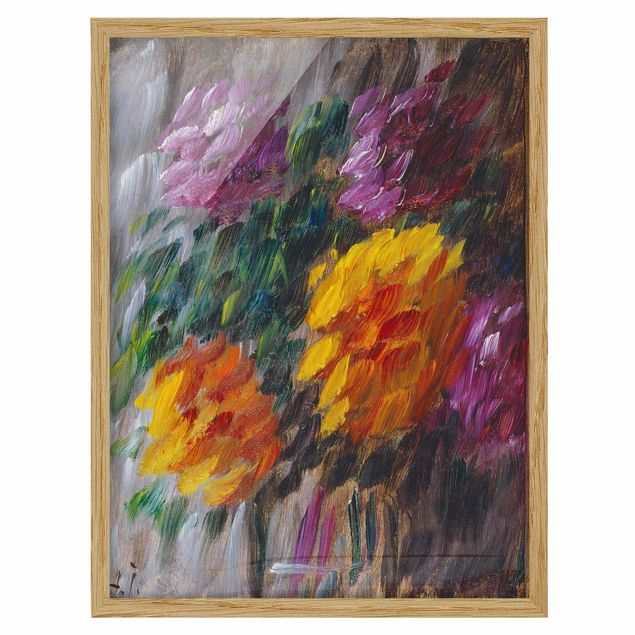 Gerahmte Kunstdrucke Alexej von Jawlensky - Chrysanthemen im Sturm