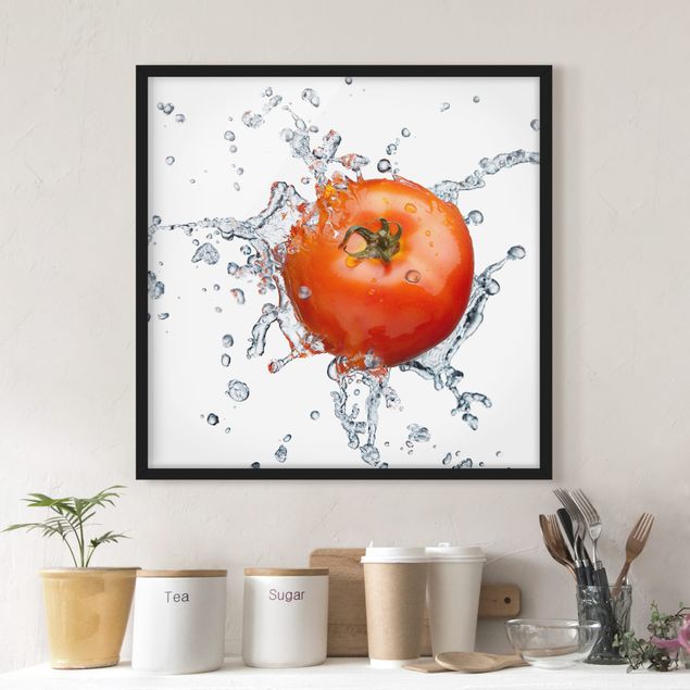 Bilder mit Rahmen Frische Tomate
