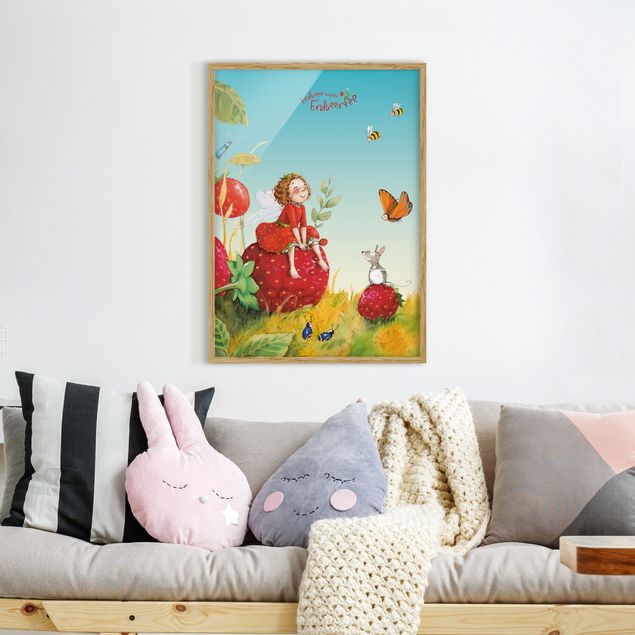 Wandbilder Erdbeerinchen Erdbeerfee - Zauberhaft