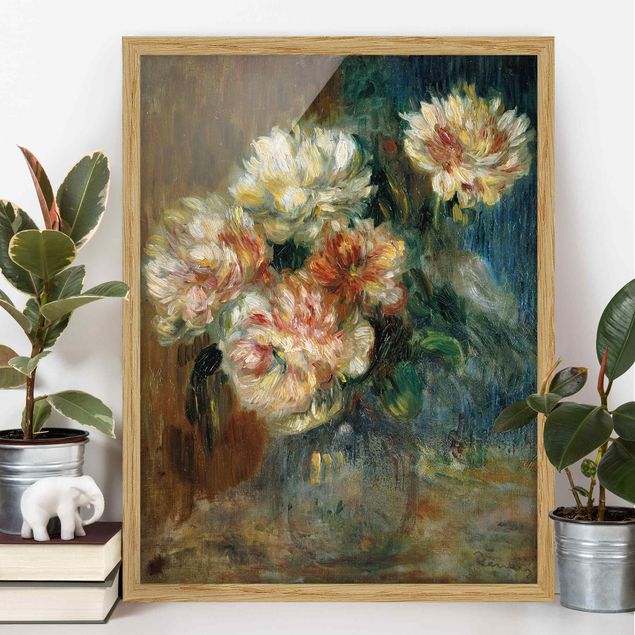 Kunstdrucke Impressionismus Auguste Renoir - Vase Pfingstrosen