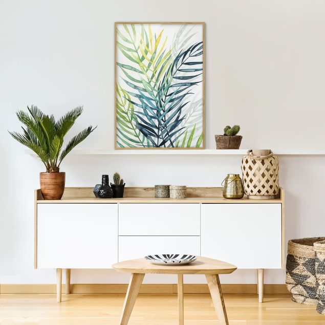 Schöne Wandbilder Tropisches Blattwerk - Palme
