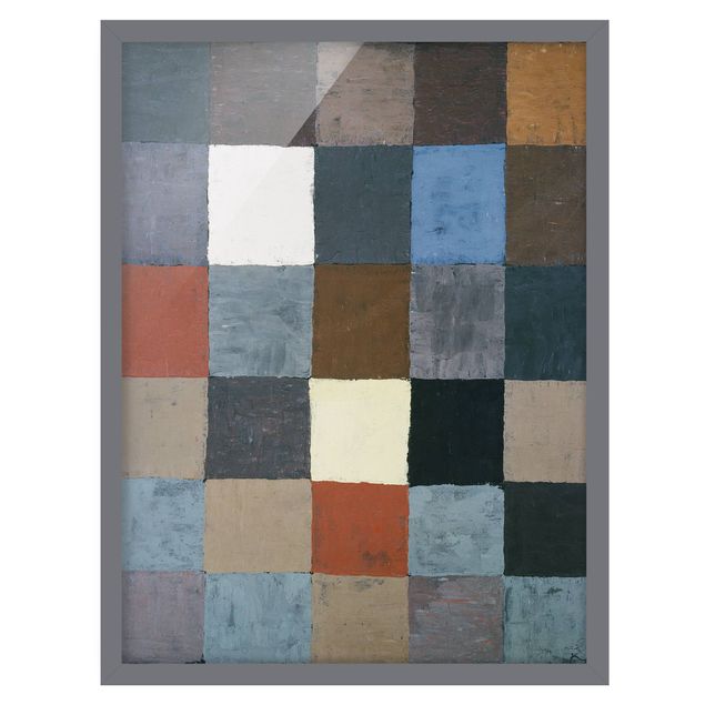 Gerahmte Bilder abstrakt Paul Klee - Farbtafel