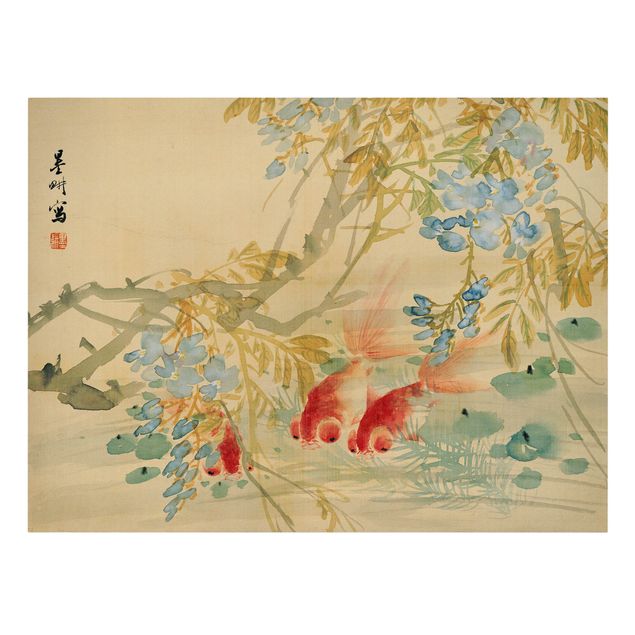 Wandbilder Tiere Ni Tian - Goldfische