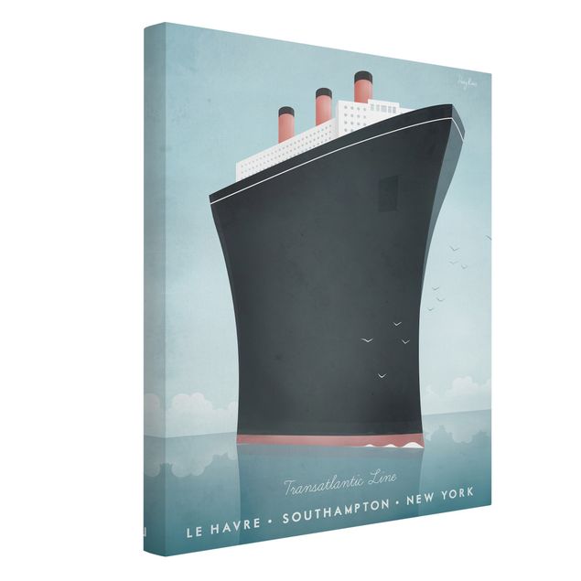 Kunstdrucke auf Leinwand Reiseposter - Kreuzfahrtschiff