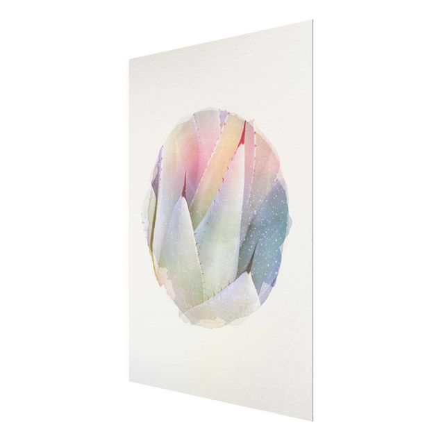 Schöne Wandbilder Wasserfarben - Agavenblätter