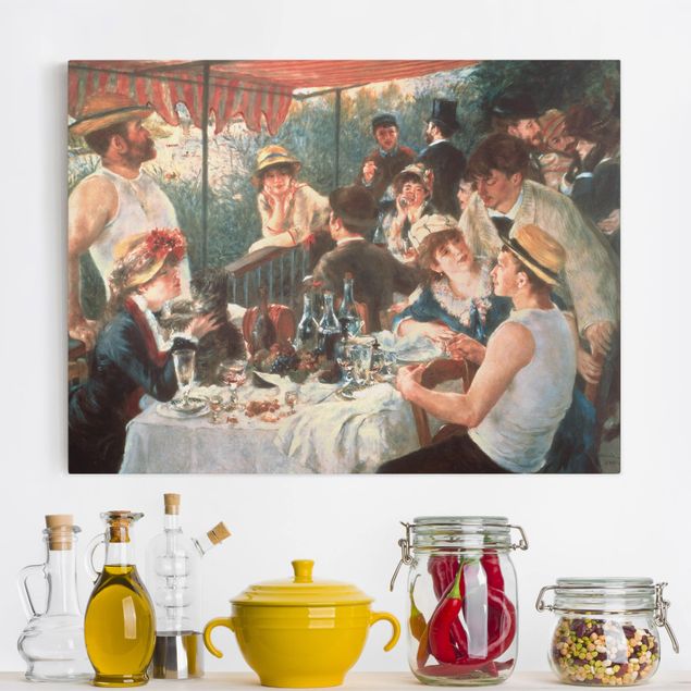 Leinwand Bilder XXL Auguste Renoir - Das Frühstück der Ruderer