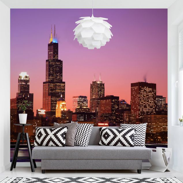 Moderne Tapeten Chicago Skyline