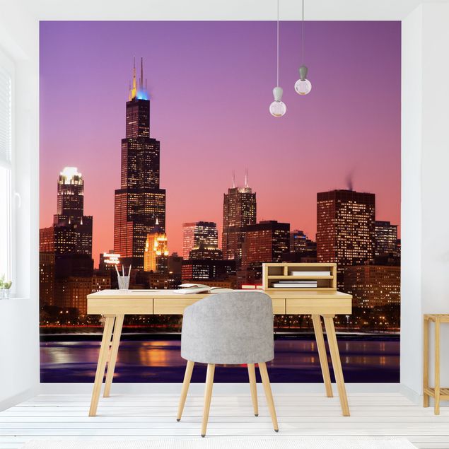 Fototapete Städte Chicago Skyline