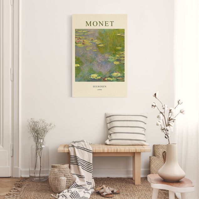 Leinwand Kunstdruck Claude Monet - Seerosen - Museumsedition