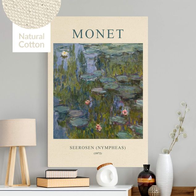 Claude Monet Leinwandbilder Claude Monet - Seerosen (Nympheas) - Museumsedition