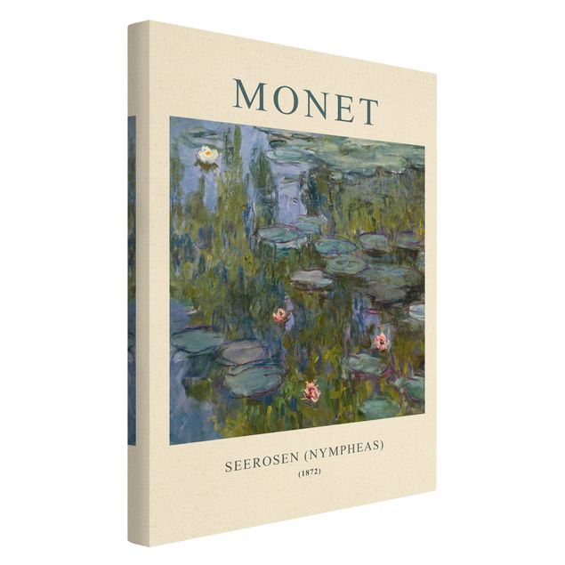 Stillleben Leinwand Claude Monet - Seerosen (Nympheas) - Museumsedition
