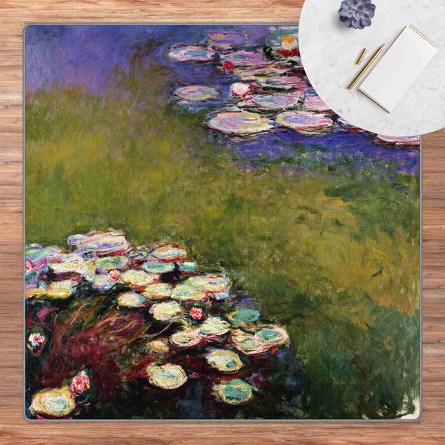Teppich modern Claude Monet - Seerosen