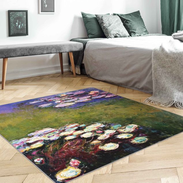 Teppich grün Claude Monet - Seerosen