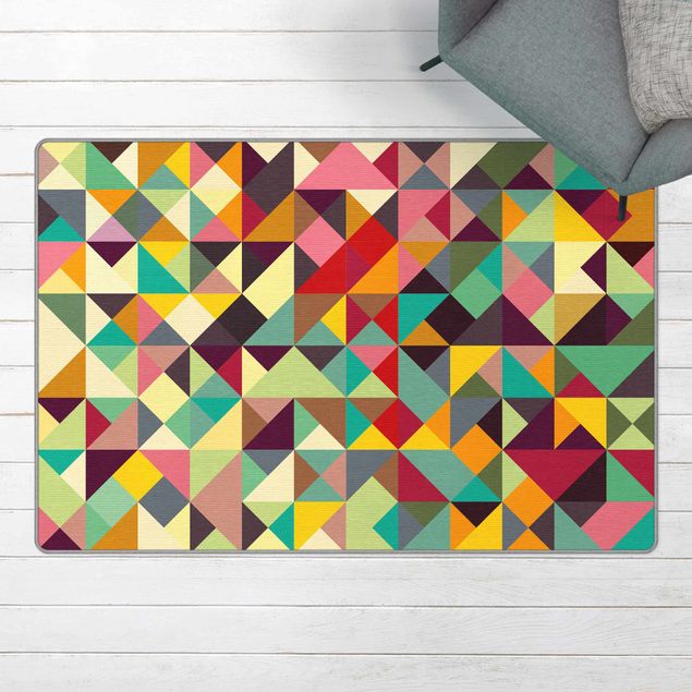 Teppich modern Colorful Geometry