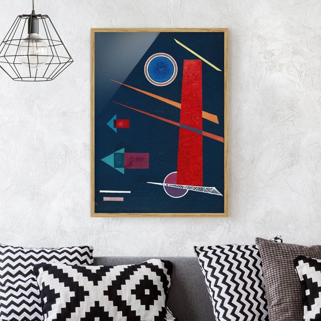 Abstrakte Bilder Wassily Kandinsky - Mächtiges Rot