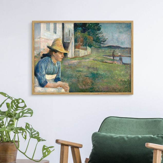 Post Impressionismus Bilder Edvard Munch - Abend