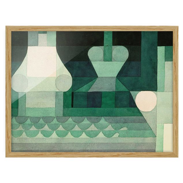 Abstrakte Bilder mit Rahmen Paul Klee - Schleusen