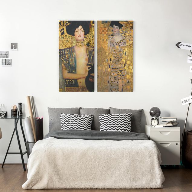 Jugendstil Bilder Gustav Klimt - Judith und Adele
