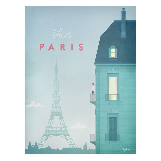 Wandbilder Skyline Reiseposter - Paris