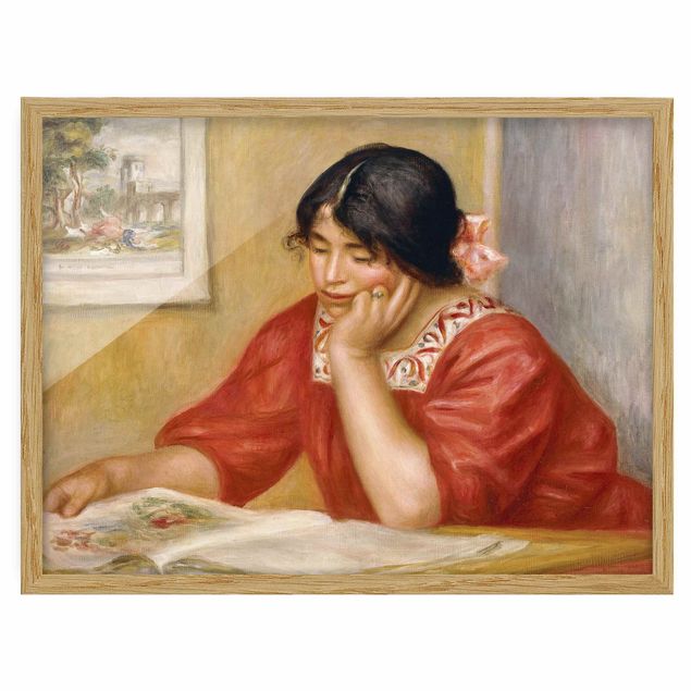 Schöne Wandbilder Auguste Renoir - Leontine beim Lesen