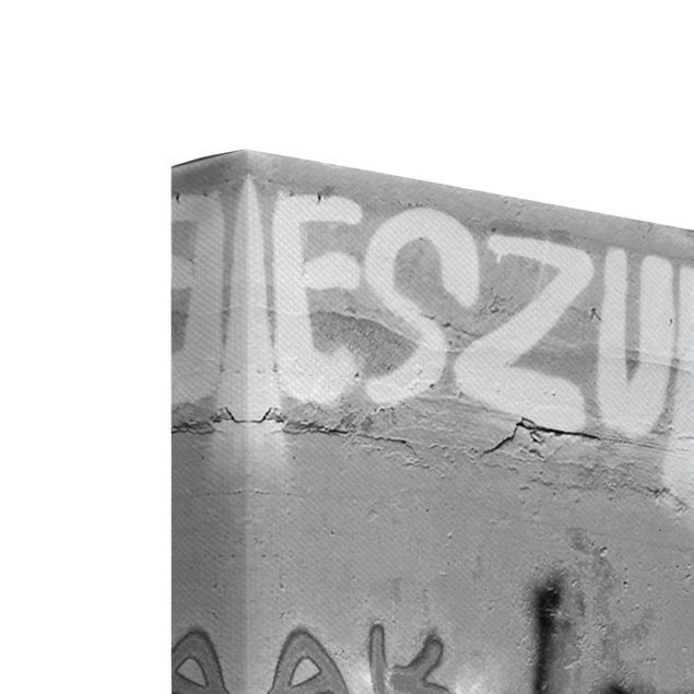 Leinwandbild 3-teilig - Graffiti Art - Hoch 1:2