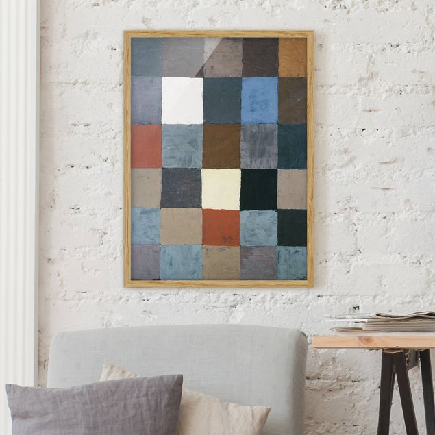 Abstrakte Kunst Bilder Paul Klee - Farbtafel