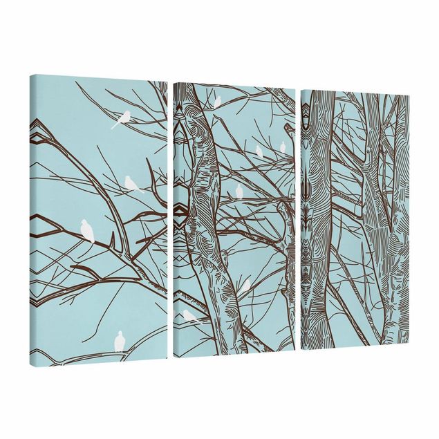 Wandbilder Natur Winterbäume