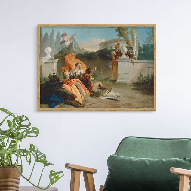 Kunstdrucke mit Rahmen Giovanni Battista Tiepolo - Rinaldo und Armida