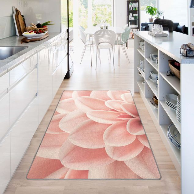 Teppiche Dahlie Rosa Blütenblätter Detail