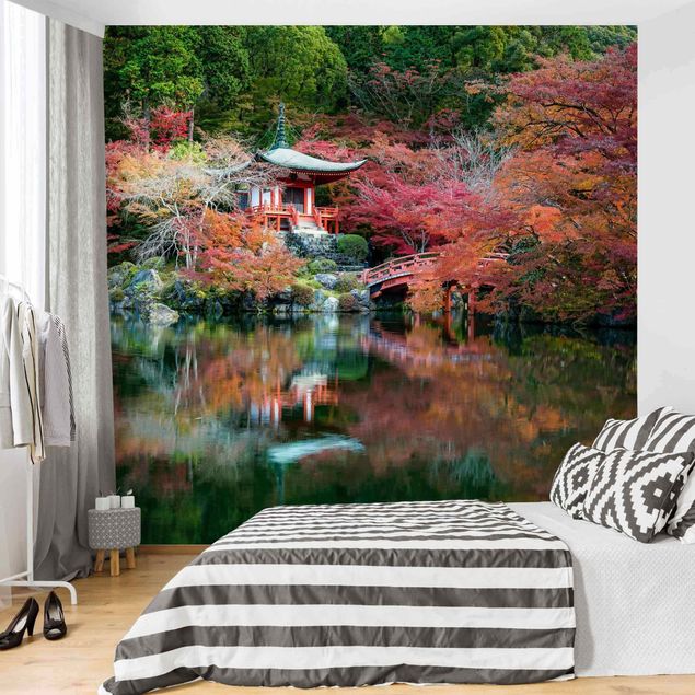 Fototapete Skyline Daigo ji Tempel im Herbst