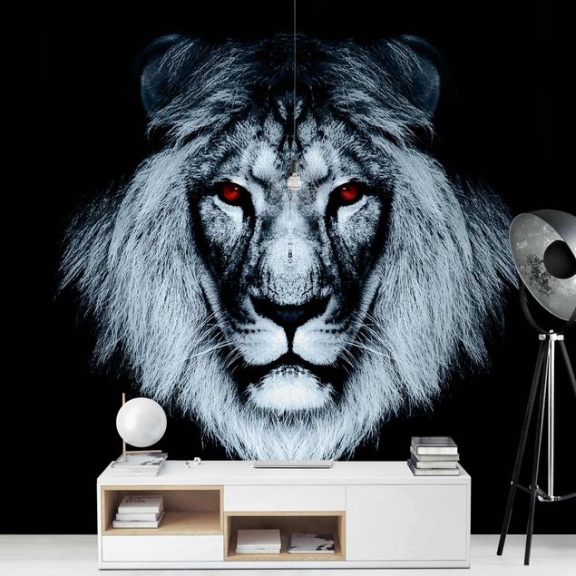 Wandtapete Design Dark Lion