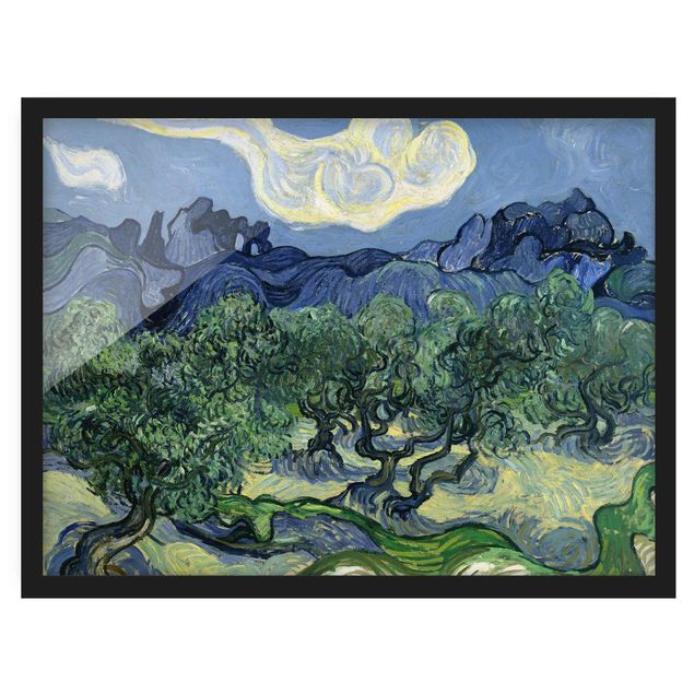 Landschaftsbilder mit Rahmen Vincent van Gogh - Olivenbäume