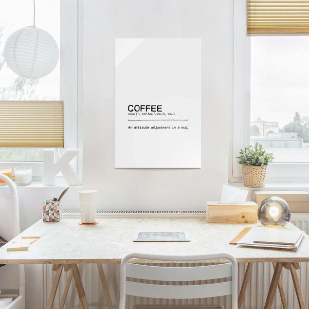 Schöne Wandbilder Definition Coffee Attitude