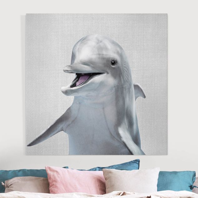 Wandbilder XXL Delfin Diddi