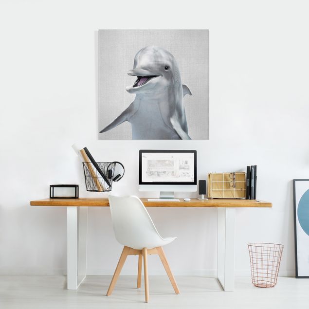 Wandbilder Tiere Delfin Diddi